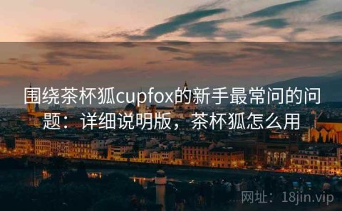围绕茶杯狐cupfox的新手最常问的问题：详细说明版，茶杯狐怎么用