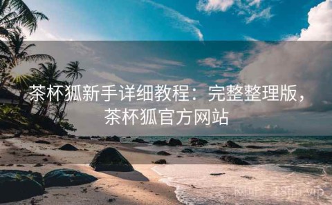 茶杯狐新手详细教程：完整整理版，茶杯狐官方网站