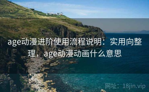 age动漫进阶使用流程说明：实用向整理，age动漫动画什么意思